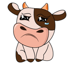 Obstreperous Day of a Lovely Dairy Cow sticker #14653406