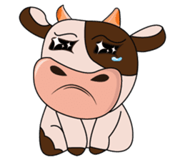 Obstreperous Day of a Lovely Dairy Cow sticker #14653406