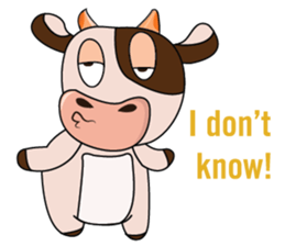 Obstreperous Day of a Lovely Dairy Cow sticker #14653408