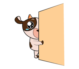 Obstreperous Day of a Lovely Dairy Cow sticker #14653411