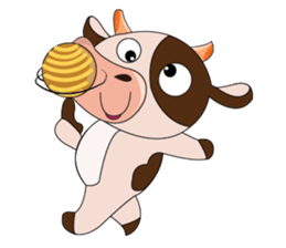 Obstreperous Day of a Lovely Dairy Cow sticker #14653412