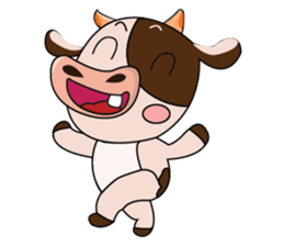 Obstreperous Day of a Lovely Dairy Cow sticker #14653413