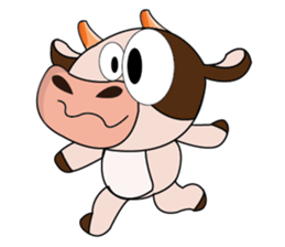 Obstreperous Day of a Lovely Dairy Cow sticker #14653414