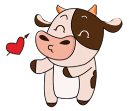 Obstreperous Day of a Lovely Dairy Cow sticker #14653415