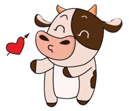 Obstreperous Day of a Lovely Dairy Cow sticker #14653415