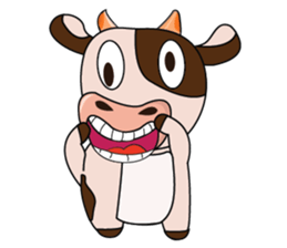 Obstreperous Day of a Lovely Dairy Cow sticker #14653416