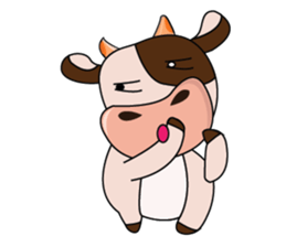 Obstreperous Day of a Lovely Dairy Cow sticker #14653417