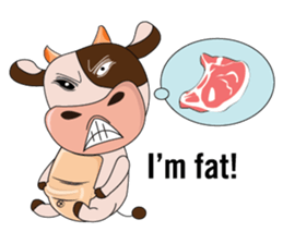 Obstreperous Day of a Lovely Dairy Cow sticker #14653418