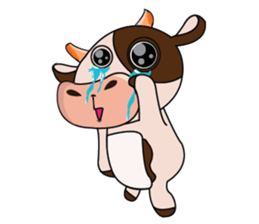 Obstreperous Day of a Lovely Dairy Cow sticker #14653421