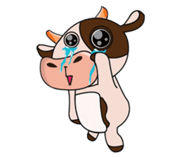 Obstreperous Day of a Lovely Dairy Cow sticker #14653421