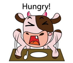 Lovely Dairy Cow in Kinky Time sticker #14653626