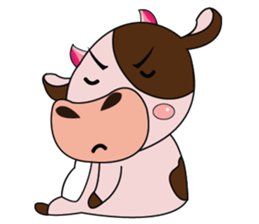 Lovely Dairy Cow in Kinky Time sticker #14653628