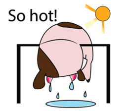 Lovely Dairy Cow in Kinky Time sticker #14653644