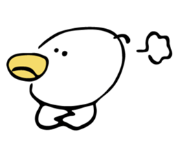 stupid duck 02 sticker #14653712