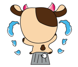 Introverted and Lovely Dairy Cow sticker #14653891