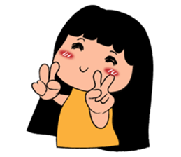 Little Happy Girl Smiles sticker #14654055