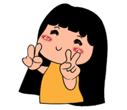 Little Happy Girl Smiles sticker #14654055