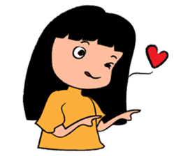 Little Happy Girl Smiles sticker #14654057