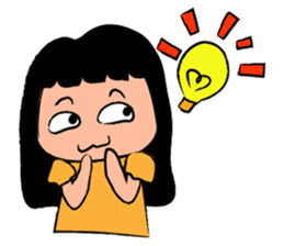 Little Happy Girl Smiles sticker #14654058