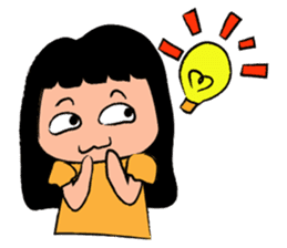 Little Happy Girl Smiles sticker #14654058