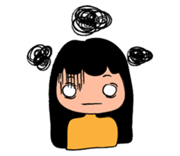 Little Happy Girl Smiles sticker #14654060