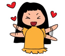 Little Happy Girl Smiles sticker #14654068