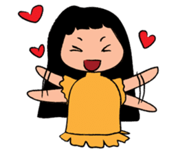 Little Happy Girl Smiles sticker #14654068