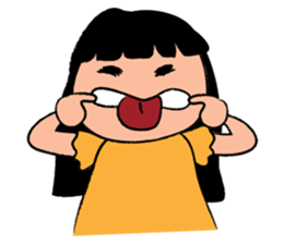 Little Happy Girl Smiles sticker #14654073
