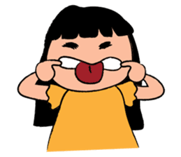 Little Happy Girl Smiles sticker #14654073