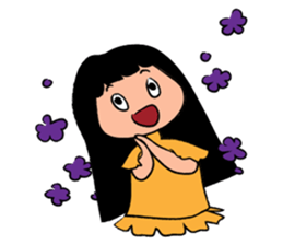 Little Happy Girl Smiles sticker #14654074