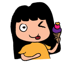 Little Happy Girl Smiles sticker #14654084
