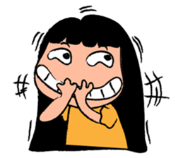 Little Happy Girl Smiles sticker #14654085