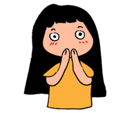 Little Happy Girl Smiles sticker #14654087