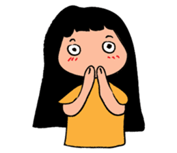 Little Happy Girl Smiles sticker #14654087