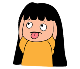 Little Happy Girl Smiles sticker #14654089