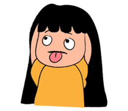 Little Happy Girl Smiles sticker #14654089