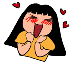 Little Happy Girl Smiles sticker #14654091