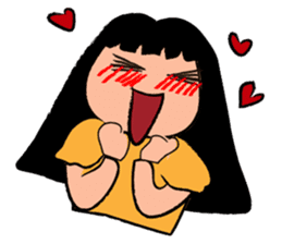 Little Happy Girl Smiles sticker #14654091