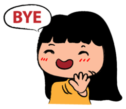 Little Happy Girl Smiles sticker #14654093