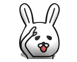 [3D] Cute Dynamic rabbit sticker #14654203