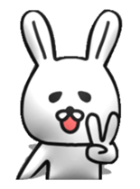 [3D] Cute Dynamic rabbit sticker #14654204
