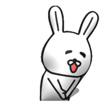 [3D] Cute Dynamic rabbit sticker #14654206