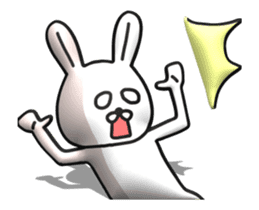 [3D] Cute Dynamic rabbit sticker #14654209