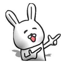[3D] Cute Dynamic rabbit sticker #14654212