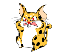 Petite Little Leopard sticker #14654592