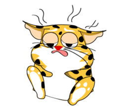 Petite Little Leopard sticker #14654601