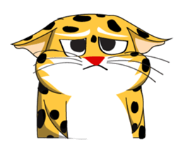 Petite Little Leopard sticker #14654602