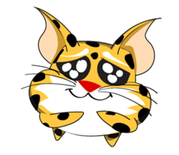 Petite Little Leopard sticker #14654606