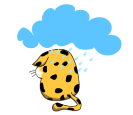 Petite Little Leopard sticker #14654607