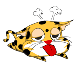 Petite Little Leopard sticker #14654615